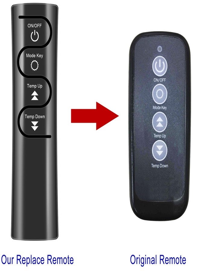 econtrolly Replacement Remote Compatible with EdenPure Heater Gen4，US 1000, USA1000, US004, A4643/RTL, US1000, YN022, GEN4A4643/RTL, A4887/R/RTL, PERSONALA4887/RTL, A4136, RPE1000A5146, A4887, RPE1000A5112 - Image 2